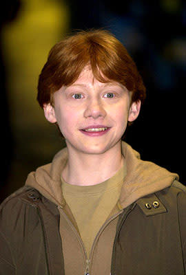 Rupert Grint at the London premiere of Warner Brothers' Harry Potter and The Sorcerer's Stone