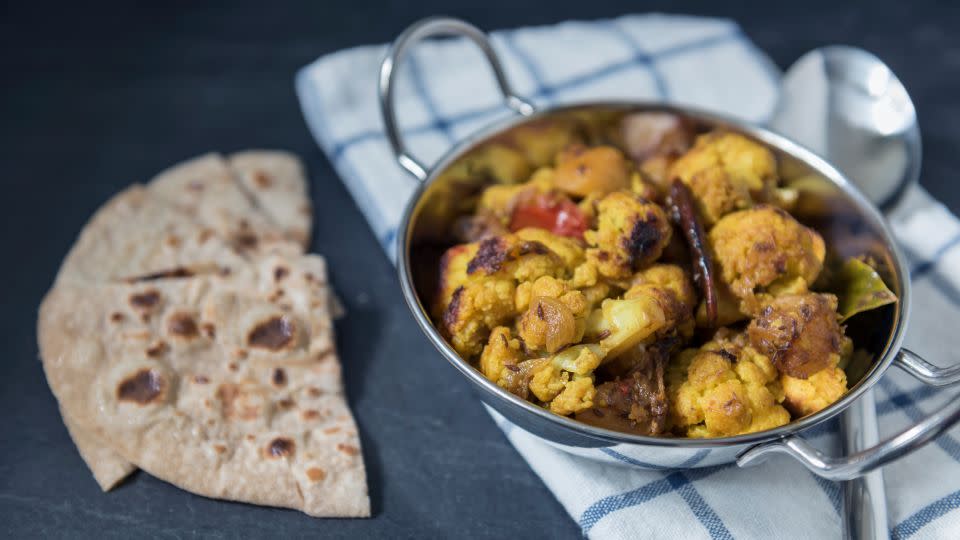 Aloo gobi is a cauliflower and potato curry. - Shutterstock