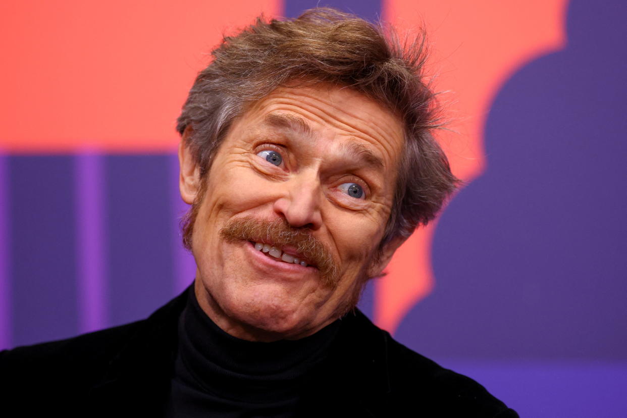 Actor Willem Dafoe attends a news conference to promote the movie 'Inside' at the 73rd Berlinale International Film Festival in Berlin, Germany, February 20, 2023. REUTERS/Fabrizio Bensch REFILE - CORRECTING EVENT