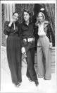 <p>Halston was close friends with famed jewelry designer <a href="https://www.townandcountrymag.com/style/jewelry-and-watches/a7294/tiffanys-elsa-peretti-interview/" rel="nofollow noopener" target="_blank" data-ylk="slk:Elsa Peretti;elm:context_link;itc:0;sec:content-canvas" class="link ">Elsa Peretti</a>. He’s pictured here with Peretti (left).</p>