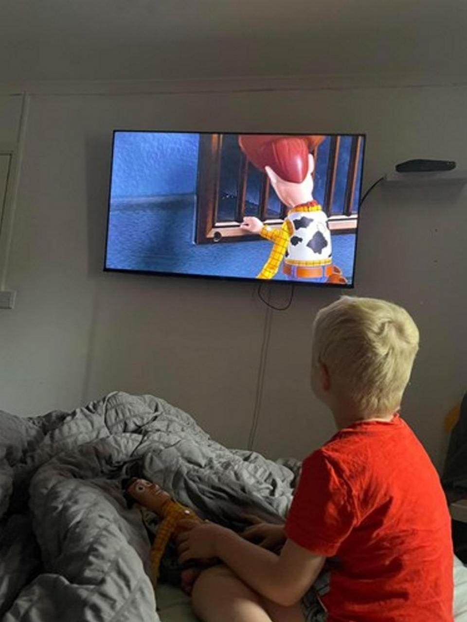 The Argus: Jack watching Toy Story