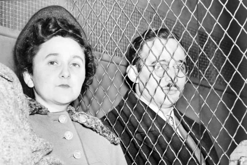 On March 29, 1951, Ethel and Julius Rosenberg were convicted of conspiracy to commit espionage for passing atomic weapons information to the Soviet Union. File Photo by Library of Congress/UPI