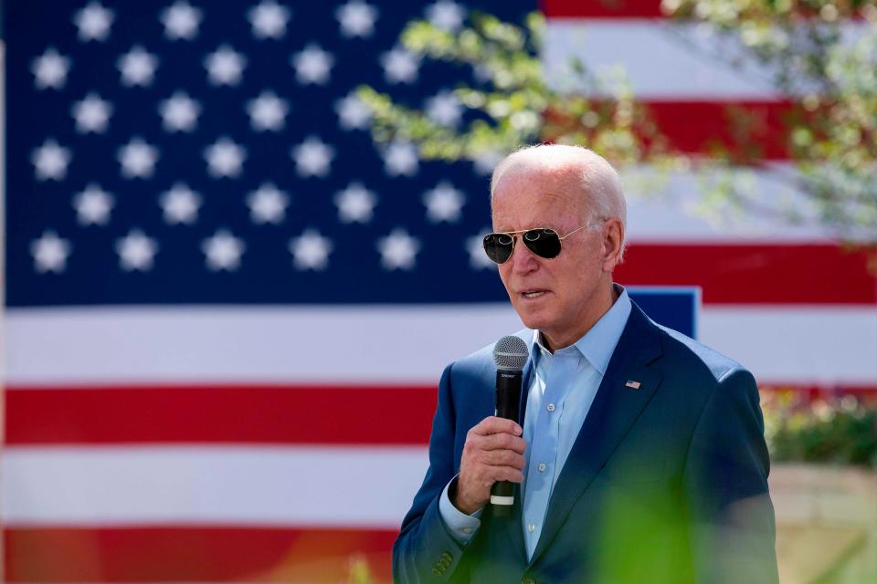 Democratic presidential candidate Joe Biden  on Sept. 23, 2020, in Charlotte, North Carolina.