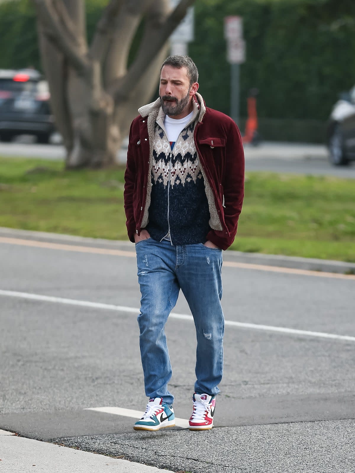 Ben Affleck is seen on January 18, 2024 (GC Images)