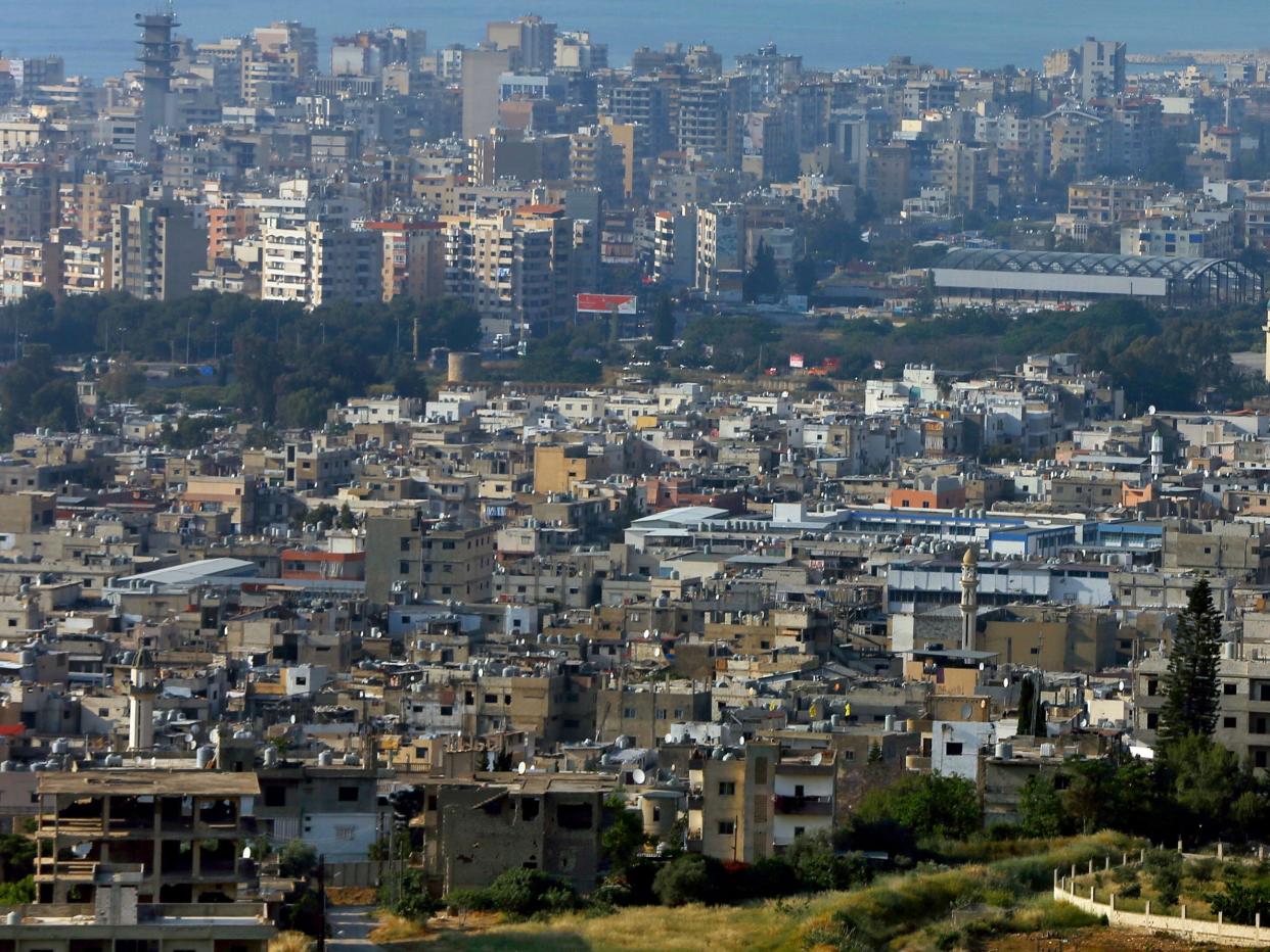 A view of the Ein El Hilweh refugee camp