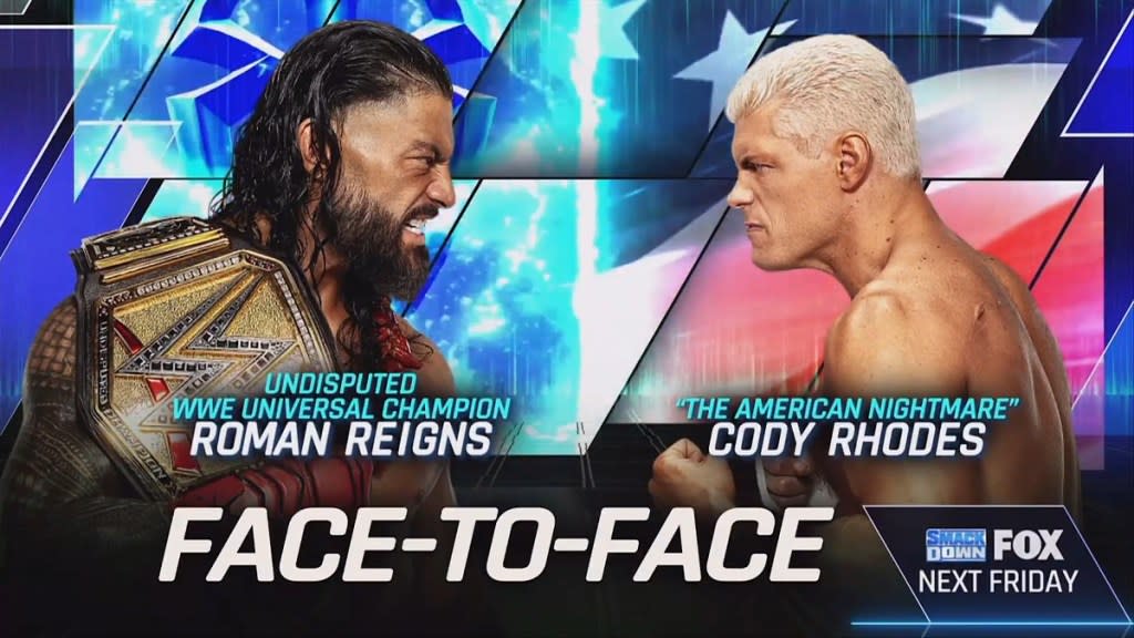 Roman Reigns Cody Rhodes WWE SmackDown