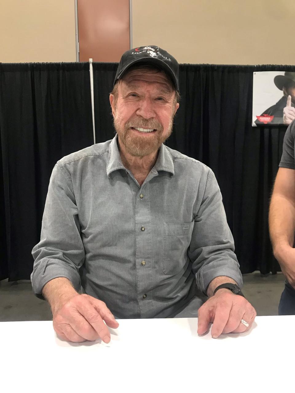 Actor Chuck Norris did a free meet-and-greet with fans late Saturday afternoon, May 28, 2022, at Phoenix Fan Fusion.