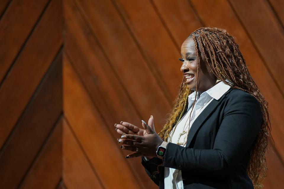 Chevalier DeShay, senior director at Blue Cross and Blue Shield of Texas, said she hopes the Boldly BLUE program will bring more awareness to maternal mortality issues as well as train more people to become birthing workers.