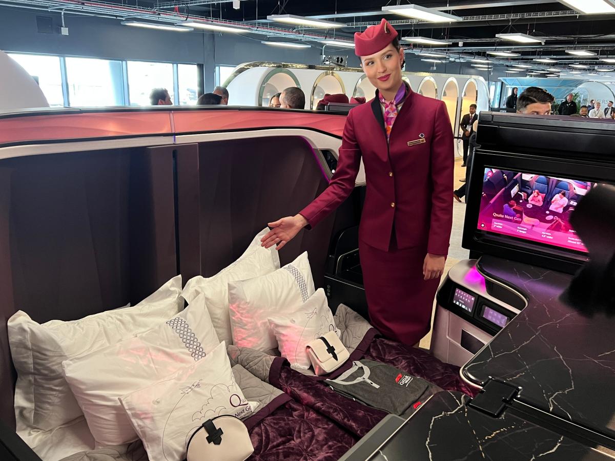 Qatar Airways just unveiled an upgrade to the world’s best business class. See inside the new QSuite.