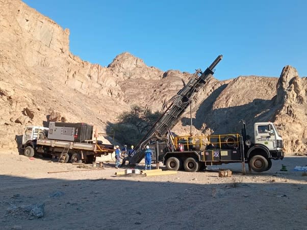 Work underway at Madison’s Khan Uranium Project, Namibia. May 22, 2024.