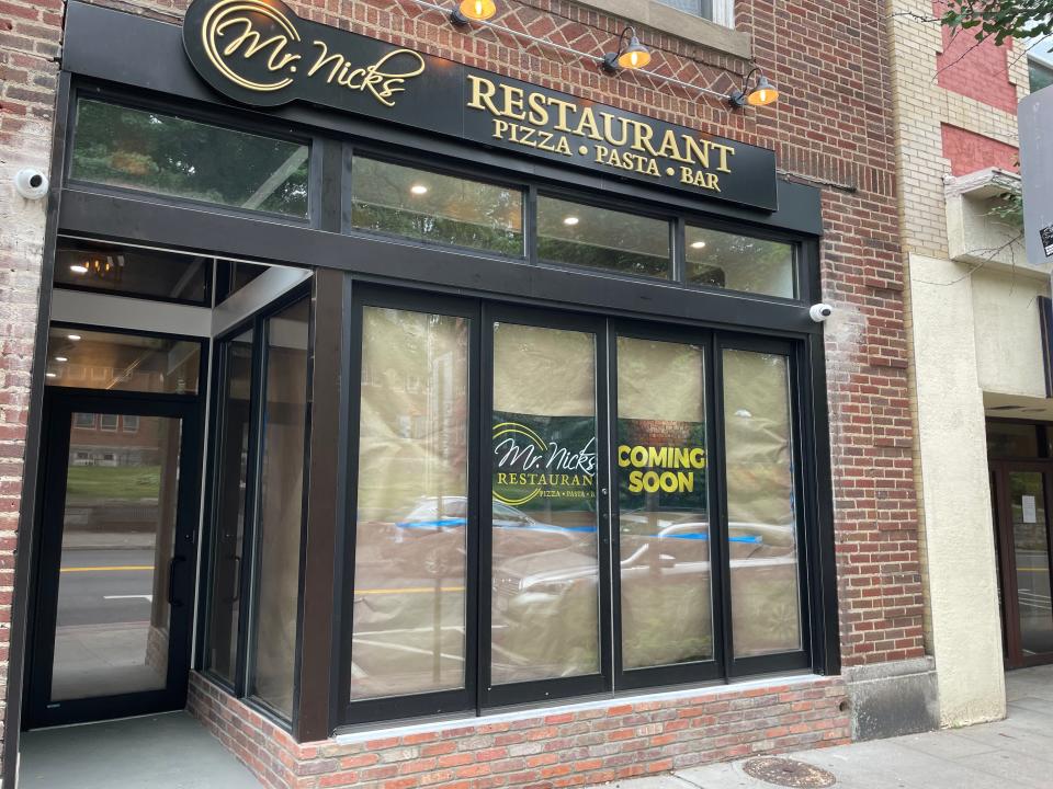 Look for an August opening of Mr. Nick's Restaurant in Tarrytown. Photographed July 2023