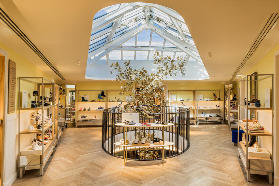 The atrium of the Printemps store in Deauville