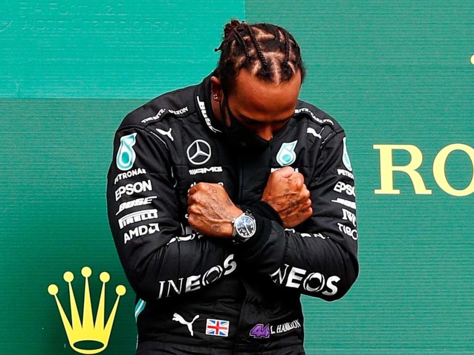 Lewis Hamilton says he is feeling the effects of 2020's events on his 'heart and spirit': Getty