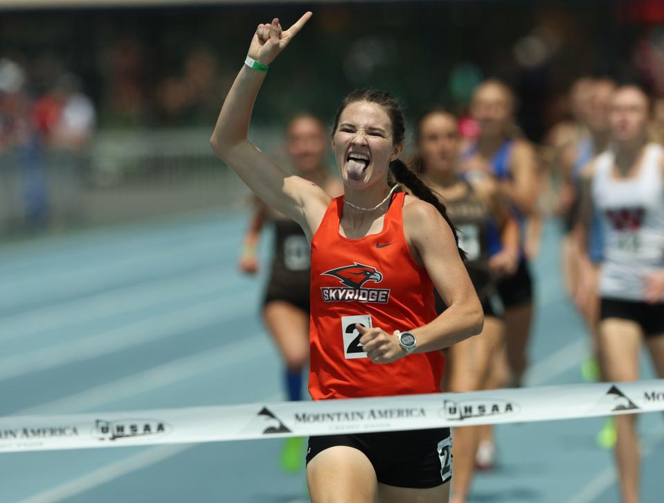 High School athletes gather at BYU in Provo to compete for the state track and field championships on Saturday, May 20, 2023. | Scott G Winterton, Deseret News