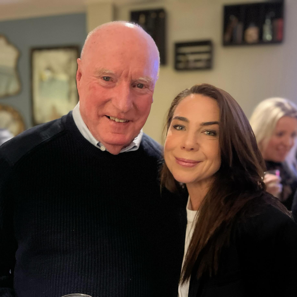 Home and Away stars Ray Meagher and Kate Ritchie.