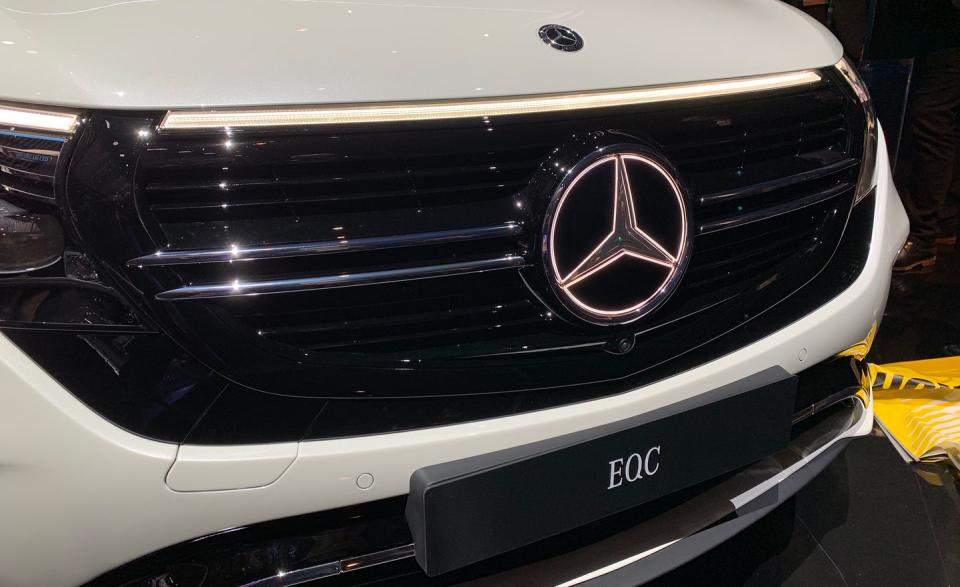 <p>On current Mercedes-Benz models, a light-up three-pointed star is available as an option-but not in conjunction with options like the adaptive cruise control, which mounts radar sensors behind the logo. The EQC is the first Mercedes model that is able to have both options together, and it's also the first Mercedes to fit the light-up star as standard. It'll be an EQ-brand trademark, but only in the Unites States, as regulations prevent illuminated logos in Europe and China.</p>