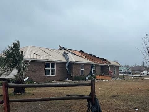 The Bay County Sheriff's Office shared images of storm destruction from the Florida Panhandle.