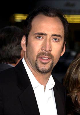 Nicolas Cage at the Beverly Hills premiere of Universal's Captain Corelli's Mandolin