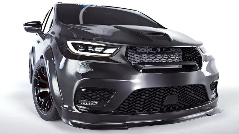 Hellcat-Swapped Chrysler Pacifica Baba Yaga by Speedkore Performance 