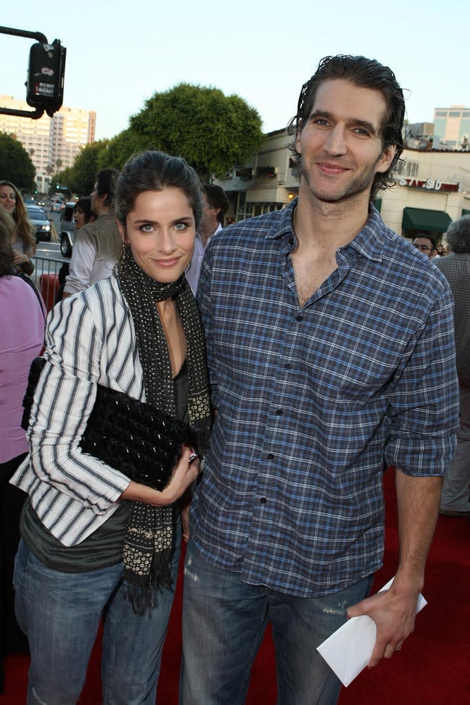 Pineapple Express Premiere LA 2008 Amanda Peet David Benioff