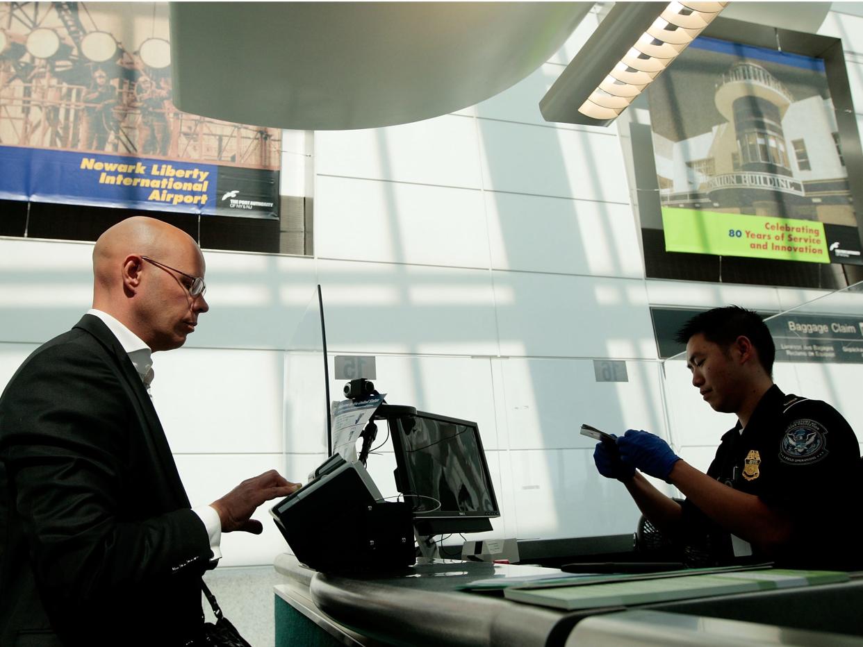 US border airport Global Entry Newark