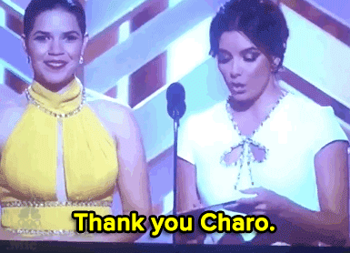 Eva Longoria and America Ferrera Used the Golden Globes to Make a Point About Latinas 