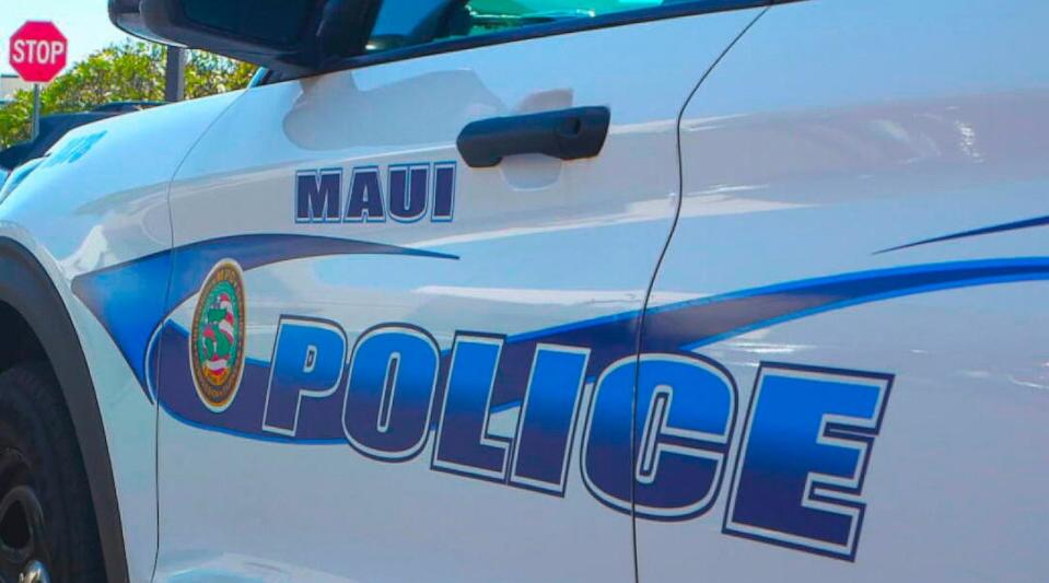 PHOTO: Maui Police vehicle. (Nicco Quinones for ABC News)