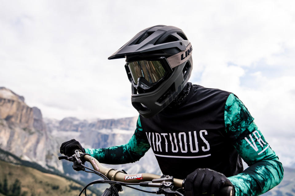 Limar Livigno full-face helmet, on rider