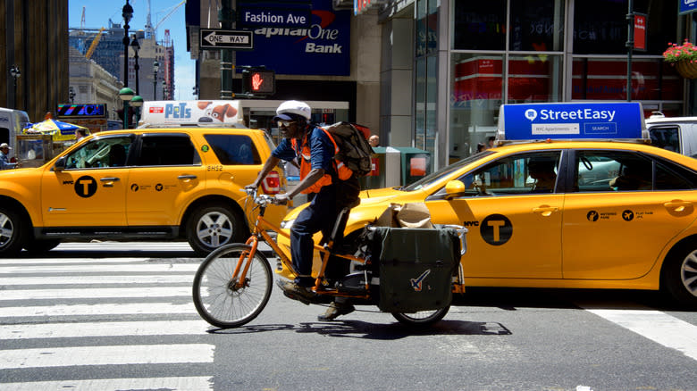 Food delivery driver NYC