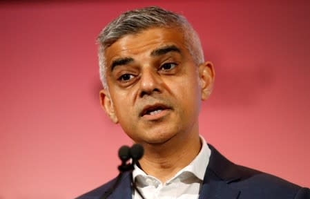 Mayor of London Sadiq Khan speaks at the the British Chamber of Commerce annual conference in London