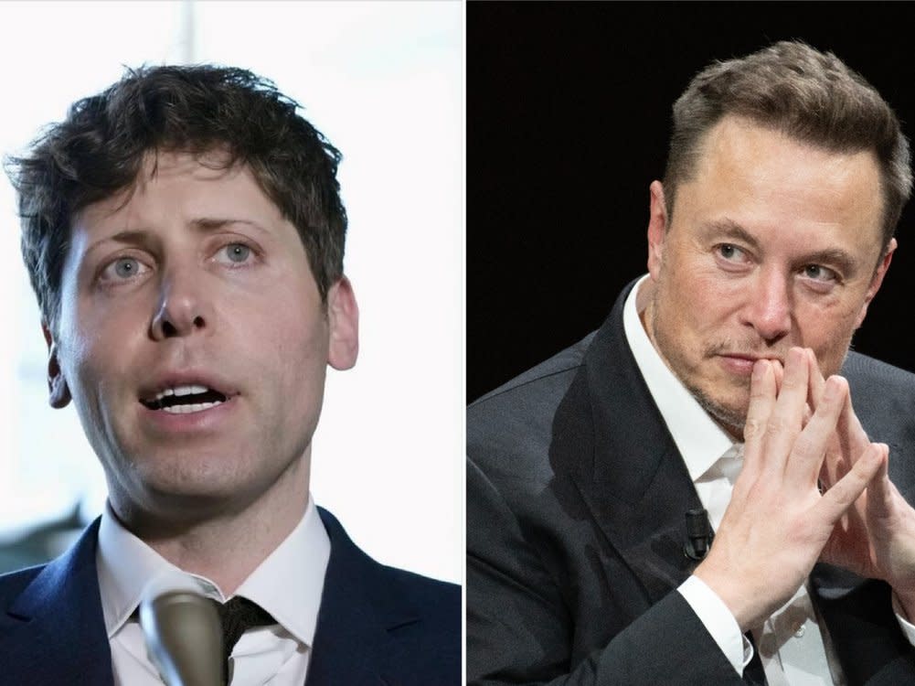 Sam Altman (links) und Elon Musk (rechts) gehören zu den wichtigsten Figuren in der KI-Entwicklung. (Bild: photosince/Shutterstock.com / Frederic Legrand - COMEO/Shutterstock.com)