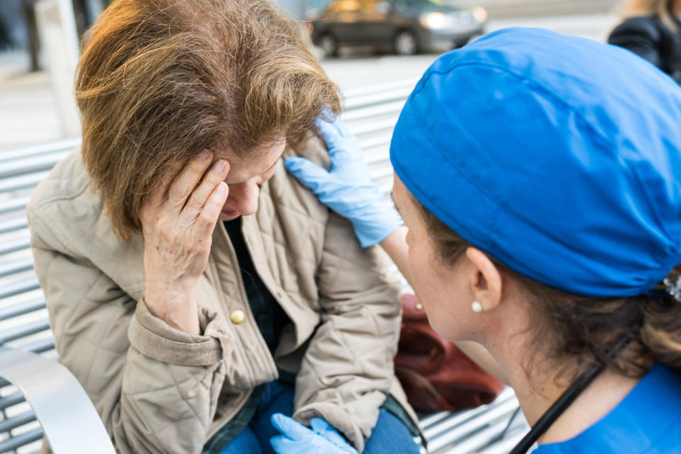 Apoplex heißt der Schlaganfall in der Fachsprache. Er ist die dritthäufigste Todesursache in Deutschland. (Symbolbild: Getty Images)