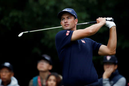 Golf - WGC-HSBC Champions Golf Tournament - Shanghai, China - 27/10/16. Adam Scott of Australia in action. REUTERS/Aly Song