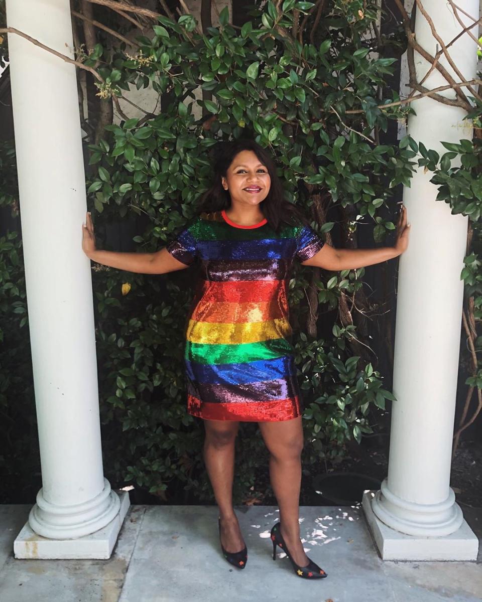 "It ain’t over yet! There are so many organizations and ways to show your support to our LGBTQIA friends. How have you celebrated #pride? ❤️💛💚💙💜," the actress asked her 4.2 million Instagram followers on the last day of Pride month.