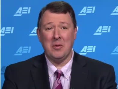 Marc Thiessen, a Washington Post columnist and Fox News contributor, who argued that conservatives are holding out on vaccinations because Donald Trump was not given enough credit by Democrats (screengrab)