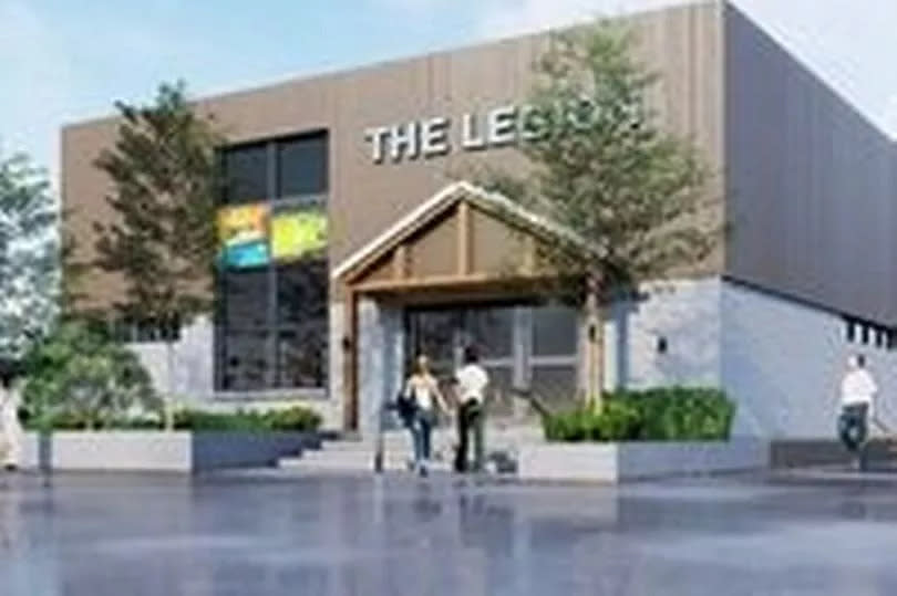 Artistic impression of how the exterior of the former Royal British Legion Club will look when works are completed - this images was designed before the name 'Mulligans' was confirmed (so 'The Legion' will actually read 'Mulligans')