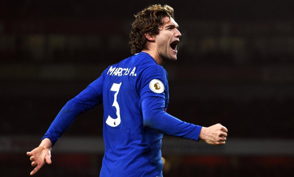 Marcos Alonso has matched his goal tally from last season already with six goals in just 22 games.