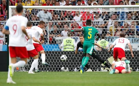 Poland vs Senegal - Spartak Stadium, Moscow, Russia - June 19, 2018 Poland's Thiago Cionek scores an own goa - Credit: REUTERS