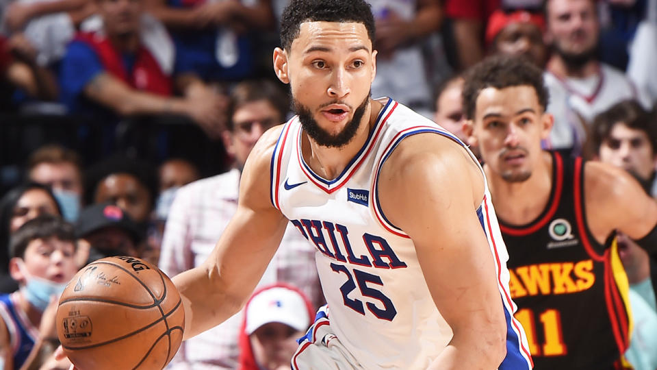 Ben Simmons has to refine many aspects of his game after a dismal game seven performance against the Atlanta Hawks. (Photo by David Dow/NBAE via Getty Images)