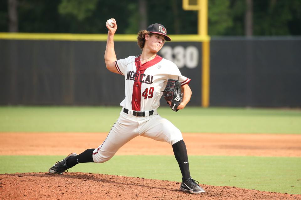 Redwood High School baseball player Reece Bueno was selected to the Oakland Athletics' area code underclass team.