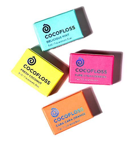 CocoFloss Coconut Oil-Infused Woven Dental Floss