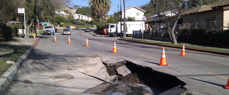 LA pothole