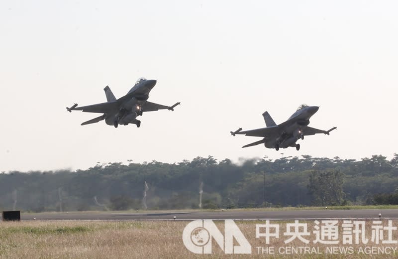 空軍戰機示意圖。