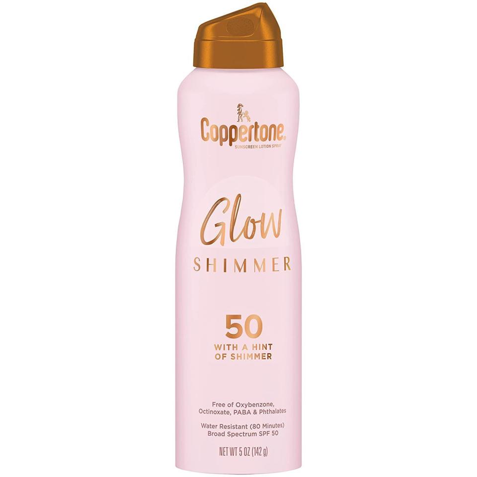 Glow with Shimmer Sunscreen Spray SPF 50