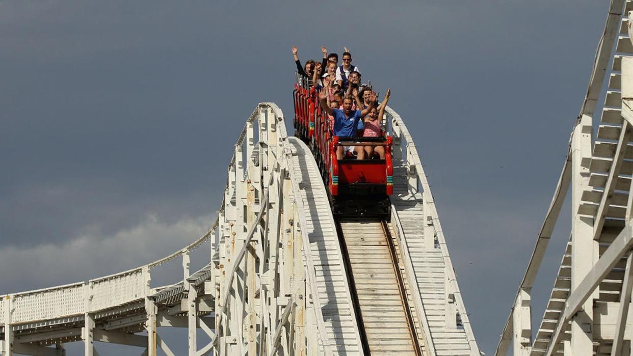 Scenic Railway Luna Park melbourne