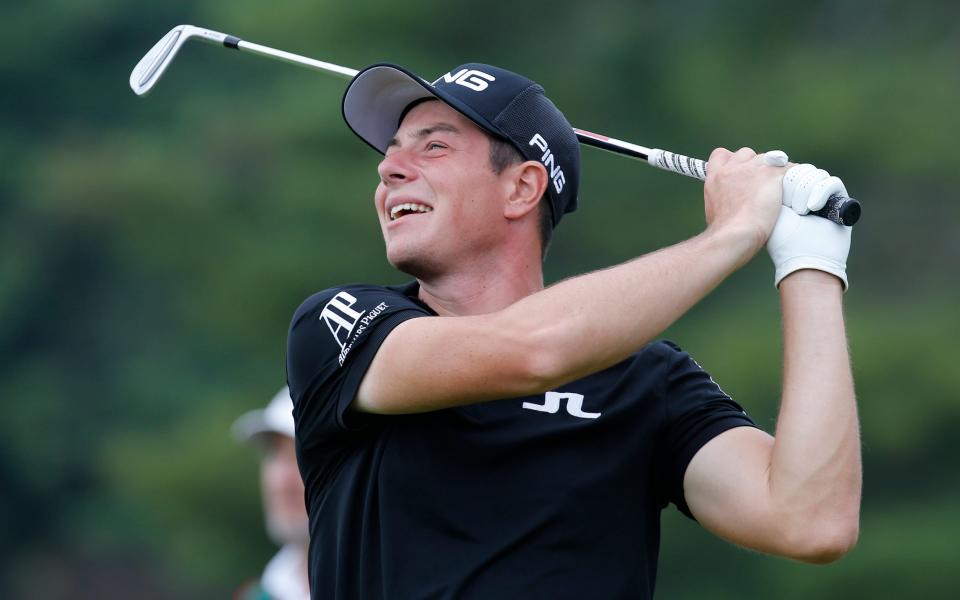 Viktor Hovland will play alongside Europe's Rayder Cup captain Padraig Harrington on Thursday - Copyright 2019 The Associated Press. All rights reserved