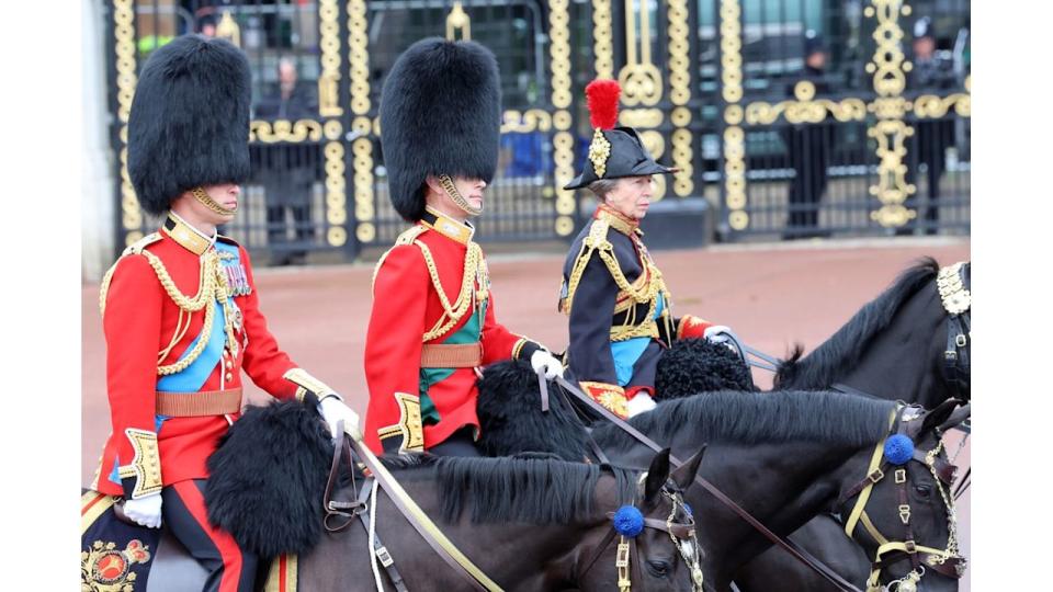 princess anne trooping the colour 2024