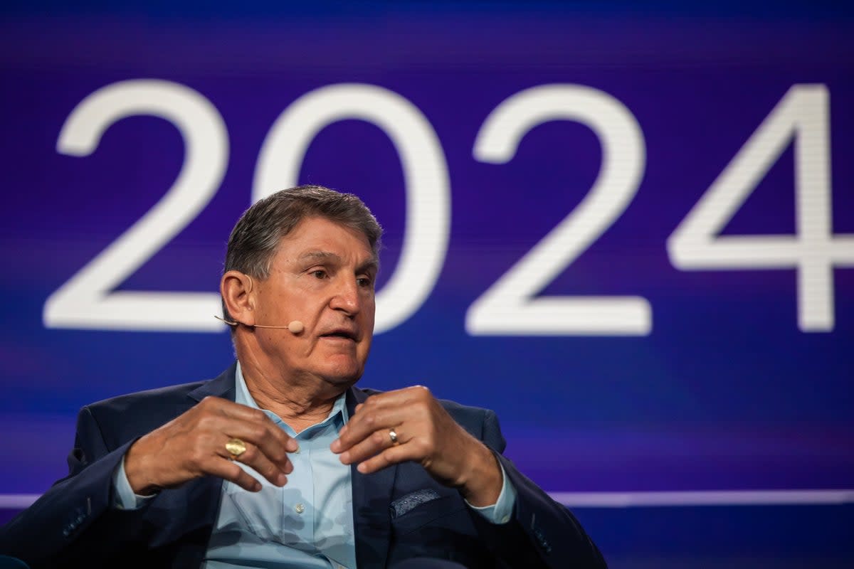 Senator Joe Manchin of West Virginia announced on Friday that he would leave the Democratic Party. (Apu Gomes/Getty Images)  (Getty Images)