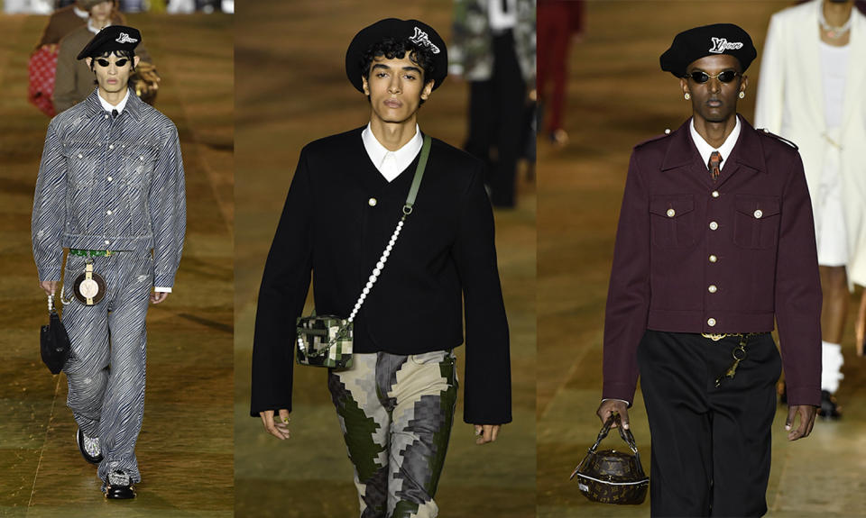 Louis Vuitton 2024春夏男裝系列登場！Pharrell首個系列登陸巴黎時裝周 陳冠希、宋仲基、村上隆群星陣容支持