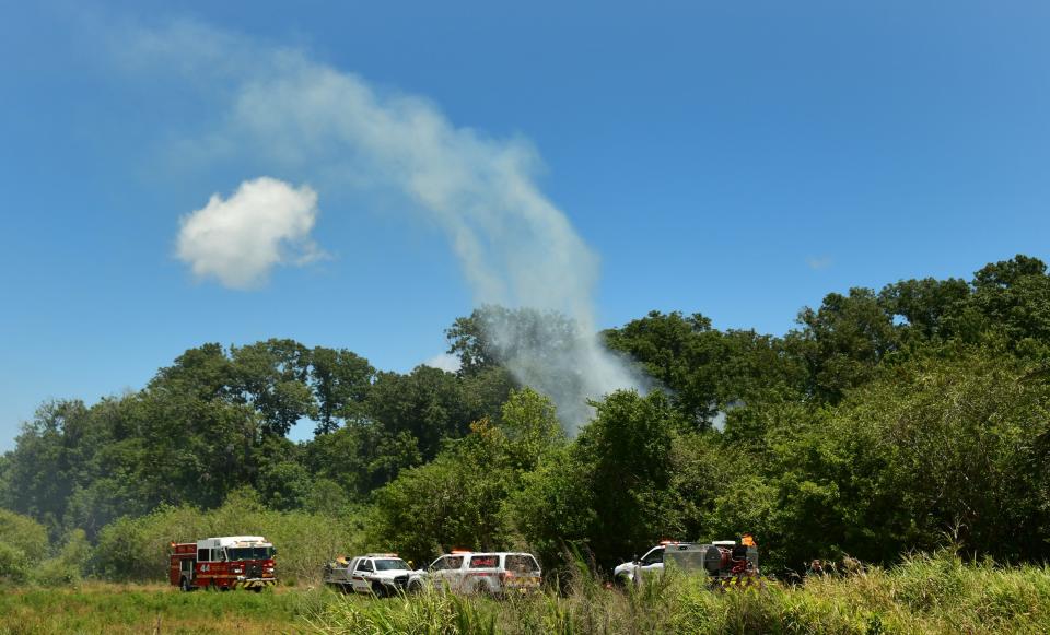 Brevard County Fire Rescue and BCSO responded on Sunday afternoon to an apparent propane tank explosion at a homeless camp in unincorporated Cocoa off of Lake Drive, east of Cherry Laurel Avenue. No injuries reported, and the fire is under investigation.